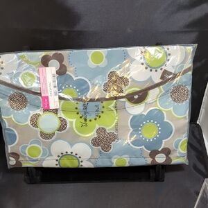 thirty-one Harvest Floral drawstring nylon backpack bag new sinch sac